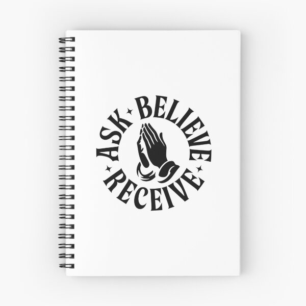 Item preview, Ask Believe Receive Praying Hands Design designed and sold by Peter Stawicki.