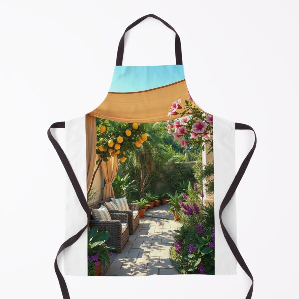 Item preview, Mediterranean Style Patio With Lemon Trees designed and sold by Vida e Arte.