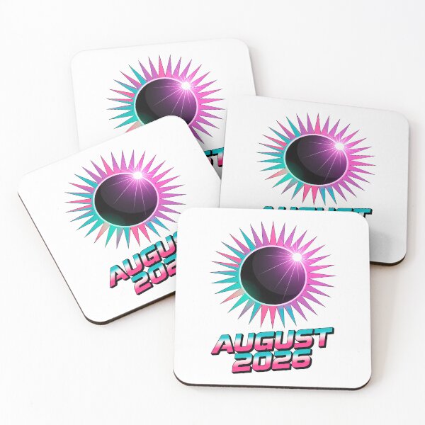 Item preview, Total Solar Eclipse August 2026 Retro Synthwave designed and sold by TanyaRe.