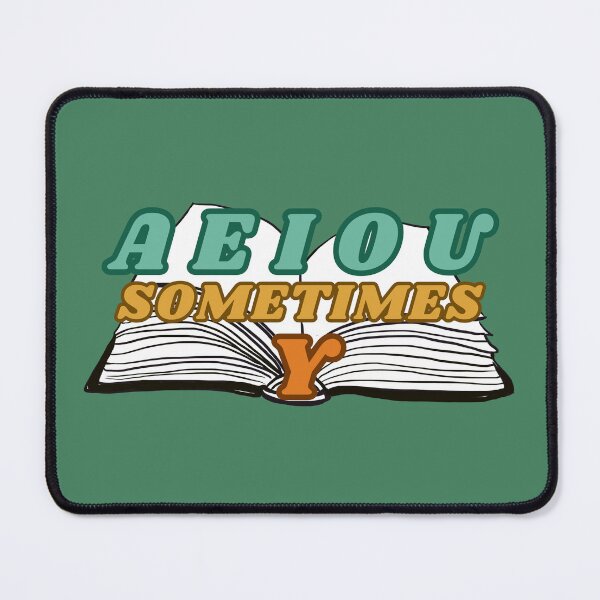 Item preview, AEIOU Sometimes Y designed and sold by coodoosandco.