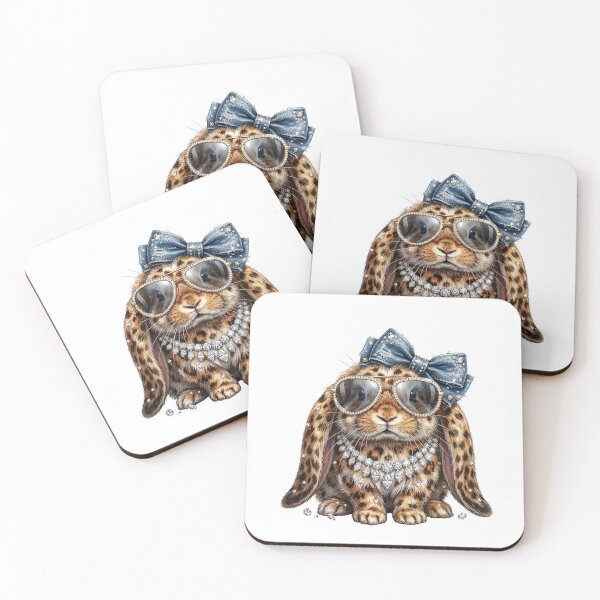 Item preview, Leopard Bunny designed and sold by Roy & Tiffany.