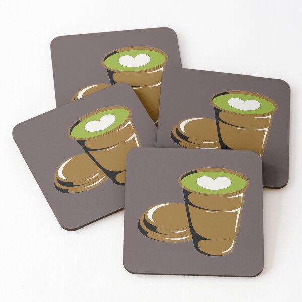 Item preview, Matcha Made in Heaven | Aesthetic Heart Latte Art designed and sold by Artsy Corner.