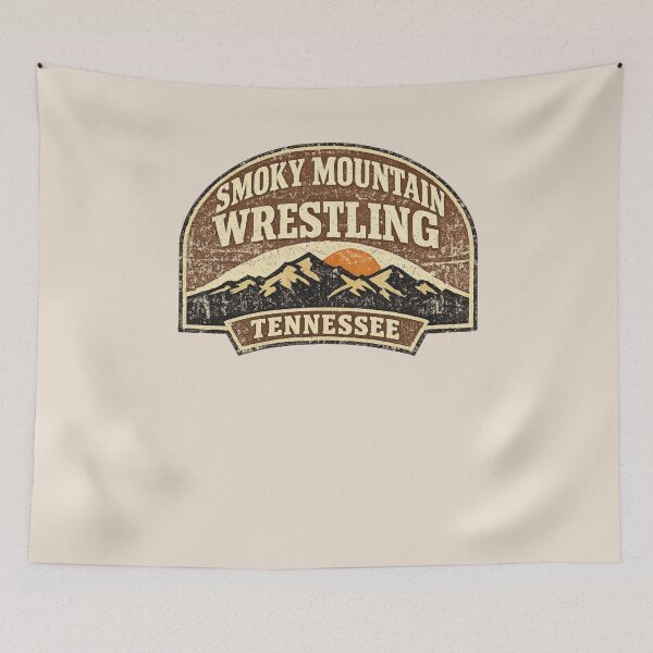Item preview, Smoky Mountain Wrestling Vintage Territory Badge Tee designed and sold by TheArtOfCar.