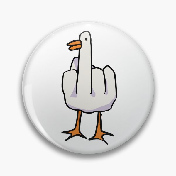 Item preview, Goose flipping you off designed and sold by StarstreakTheDragon.