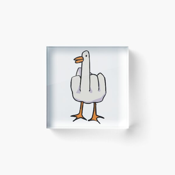 Item preview, Goose flipping you off designed and sold by StarstreakTheDragon.
