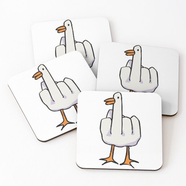 Item preview, Goose flipping you off designed and sold by StarstreakTheDragon.