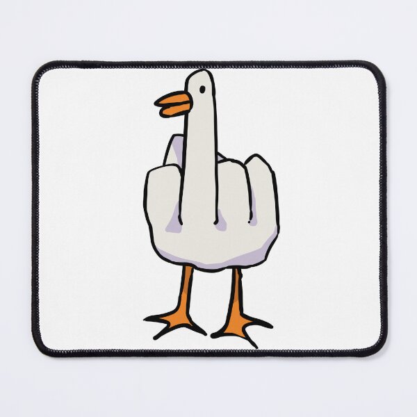 Item preview, Goose flipping you off designed and sold by StarstreakTheDragon.