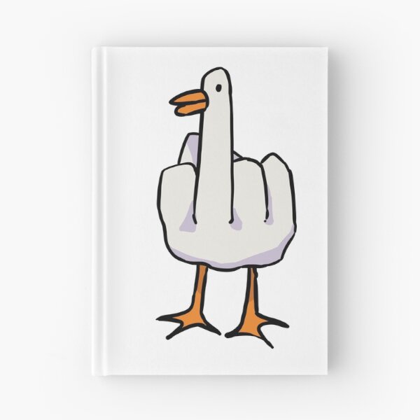 Item preview, Goose flipping you off designed and sold by StarstreakTheDragon.