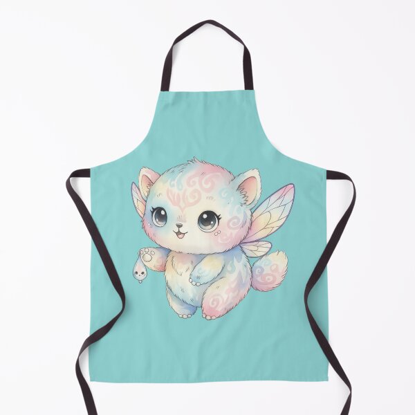 Item preview, Pastel Fairy Kitten with Magic Water Drop – Cute Fantasy Creature designed and sold by StickyDelights.