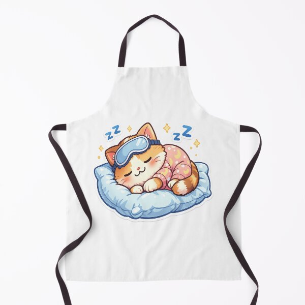 Item preview, Cat Nap Mode Activated – Cute Sleeping Cat Kawaii Sticker | Sleepy Cat Pajamas Cartoon Design designed and sold by ArtWaveStudio8.