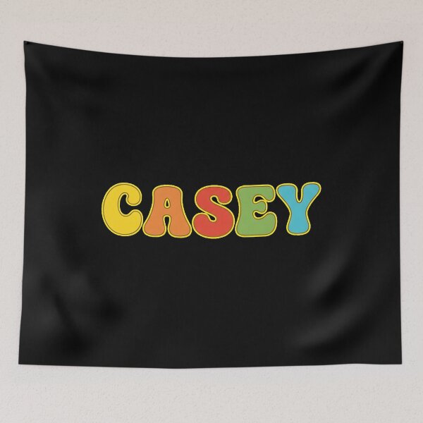 Item preview, ❤️ Casey Personalized Name Wavy Retro Shirt, Coffee Mug, Sticker Gift designed and sold by HelixPedia.