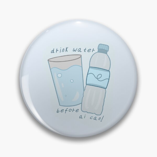 Item preview, anti ai - drink water  designed and sold by Hexbunz.