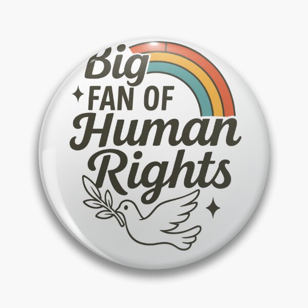 Item preview, Big Fan Of Human Rights designed and sold by krystalRomanart.