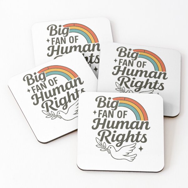 Item preview, Big Fan Of Human Rights designed and sold by krystalRomanart.