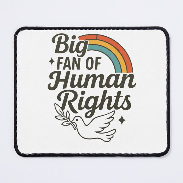 Item preview, Big Fan Of Human Rights designed and sold by krystalRomanart.