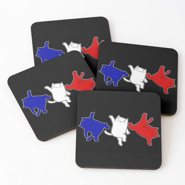 Item preview, France flag cats designed and sold by eri-morie.