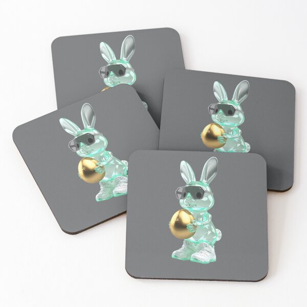 Item preview, Green Glasses Chrome Bunny | Easter Collection 2026 by NK-Studios designed and sold by NK-Studios .