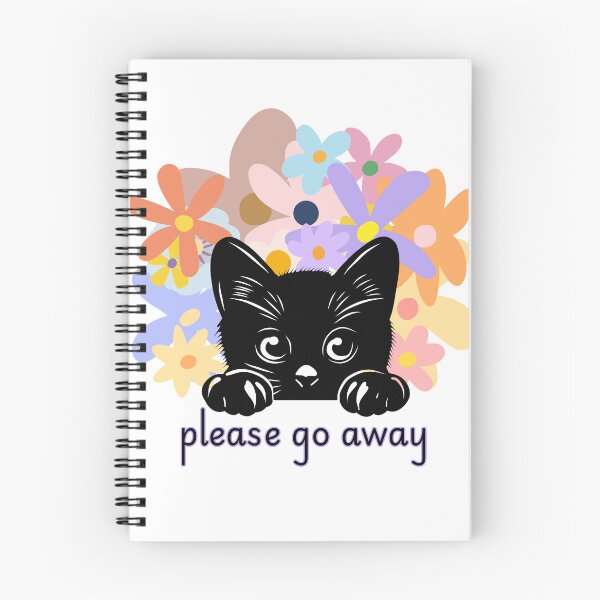 Item preview, Please Go Away Introvert Kitty designed and sold by coodoosandco.