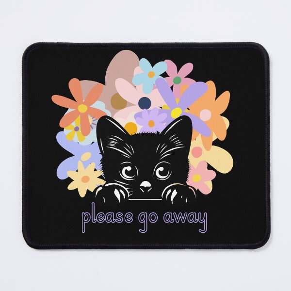 Item preview, Please Go Away Introvert Kitty designed and sold by coodoosandco.