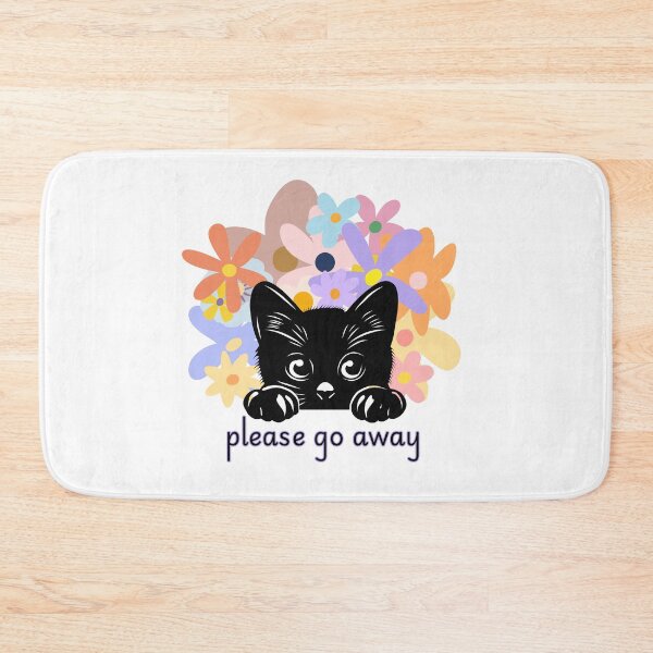 Item preview, Please Go Away Introvert Kitty designed and sold by coodoosandco.