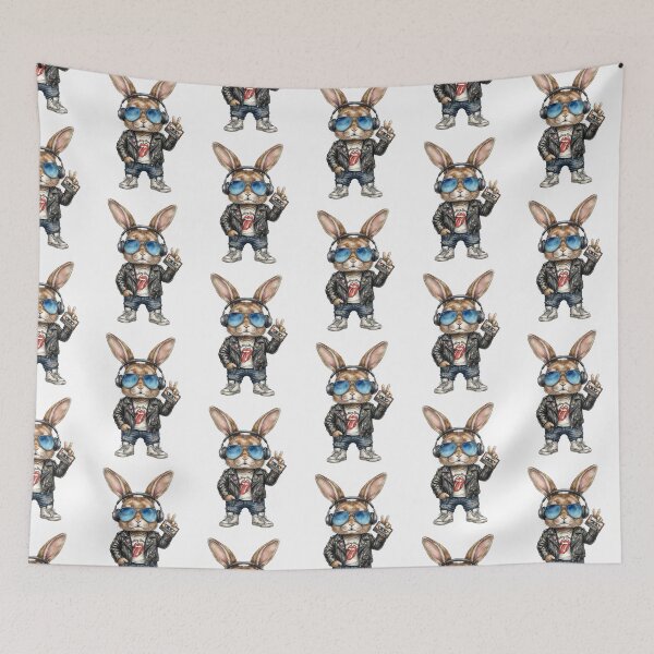 Item preview, Punk Rock Boy Bunny designed and sold by Tiffany Roy.