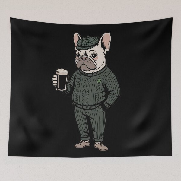Item preview, Funny French Bulldog St Patricks Day Irish Beer designed and sold by AmazingViews.