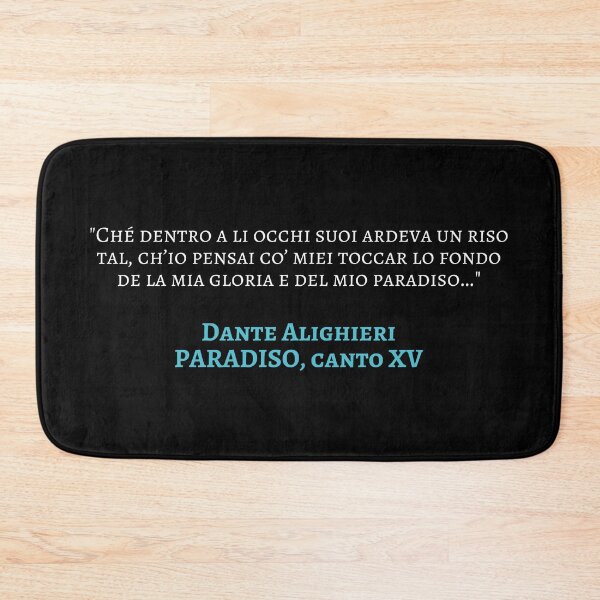 Item preview, Dante Alighieri Paradiso Quote Canto XV - Beatrice's Smile designed and sold by Lemon Pepper.