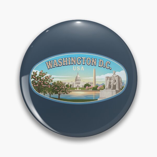 Item preview, Washington D.C. Vintage Travel Sticker designed and sold by Baudtmann.