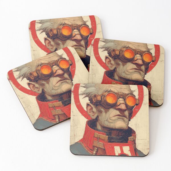 Item preview, Corporate Overseer – Cyberpunk Authority Propaganda Portrait designed and sold by Basajaun Studio.