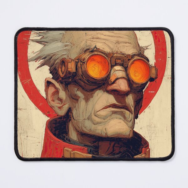 Item preview, Corporate Overseer – Cyberpunk Authority Propaganda Portrait designed and sold by PlanetBPop.
