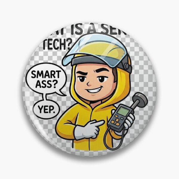 Item preview, Senior RP Tech Sticker - What is a Senior RP Tech? Funny Nuclear Radiation Protection Technician Decal - Smart Ass Yep Chibi Design - STEM Nuclear Power Plant Gift designed and sold by BCG25.