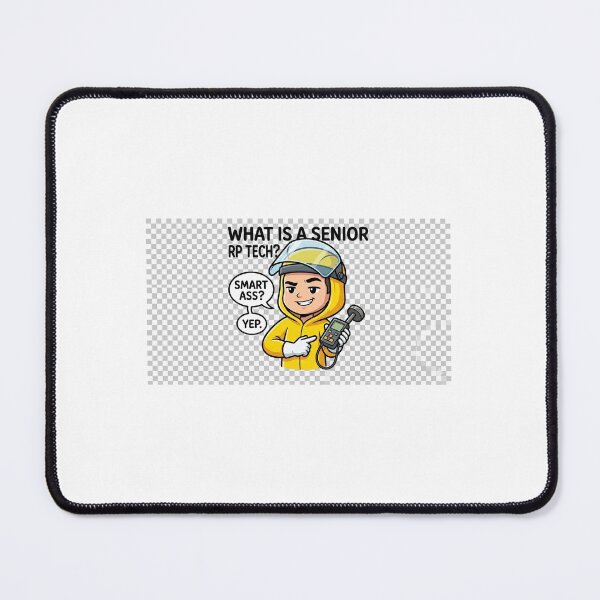 Item preview, Senior RP Tech Sticker - What is a Senior RP Tech? Funny Nuclear Radiation Protection Technician Decal - Smart Ass Yep Chibi Design - STEM Nuclear Power Plant Gift designed and sold by BCG25.