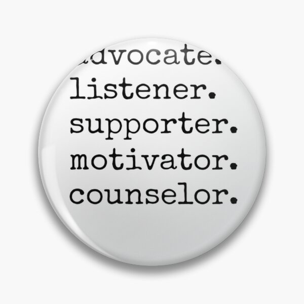 Item preview, Advocate Listener Supporter Motivator Counselor designed and sold by krystalRomanart.