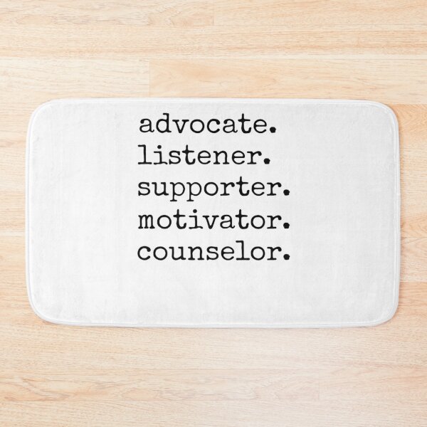 Item preview, Advocate Listener Supporter Motivator Counselor designed and sold by krystalRomanart.
