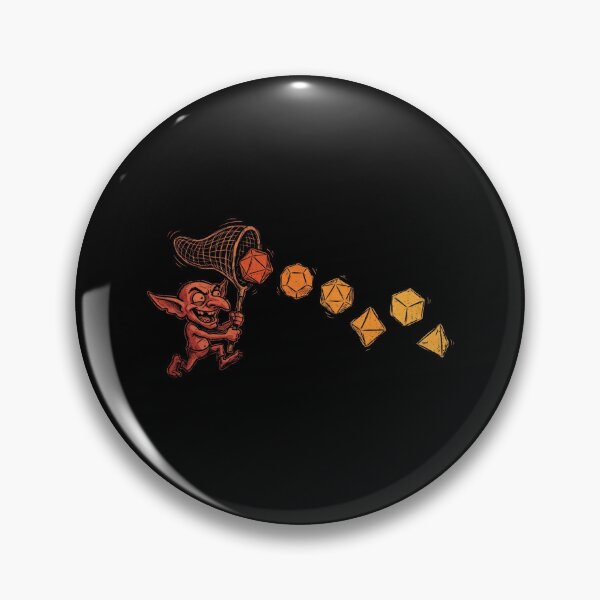 Item preview, Goblin Catching Dice Tabletop RPG Fantasy Art designed and sold by Fenay Designs.