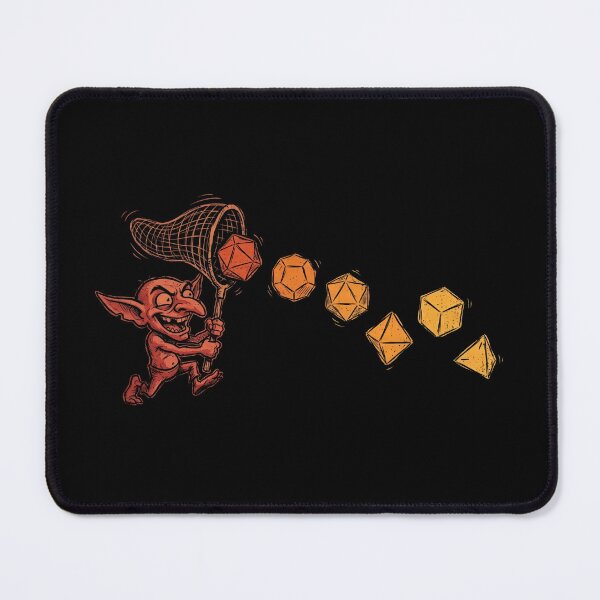 Item preview, Goblin Catching Dice Tabletop RPG Fantasy Art designed and sold by Fenay Designs.