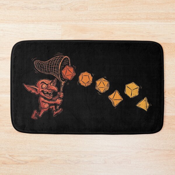 Item preview, Goblin Catching Dice Tabletop RPG Fantasy Art designed and sold by Fenay Designs.