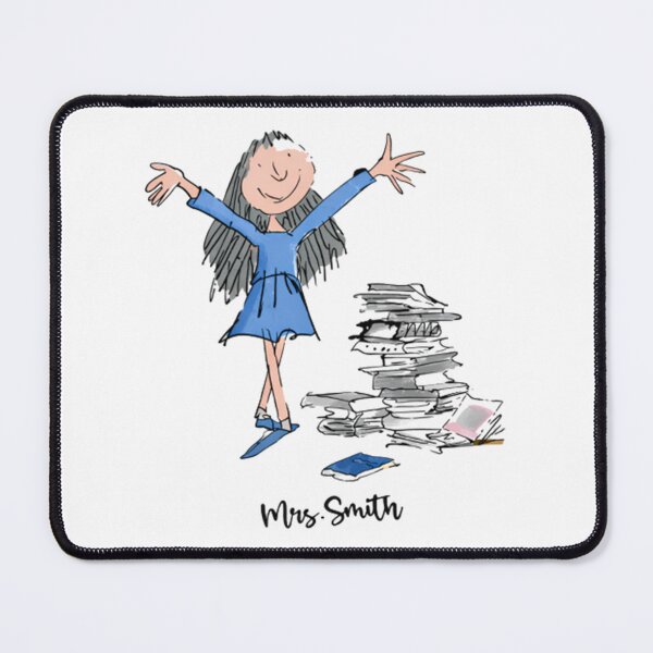 Item preview, Matilda With Pile Of Books Painting designed and sold by danieaj.