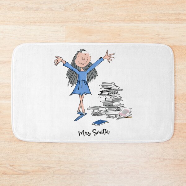 Item preview, Matilda With Pile Of Books Painting designed and sold by danieaj.