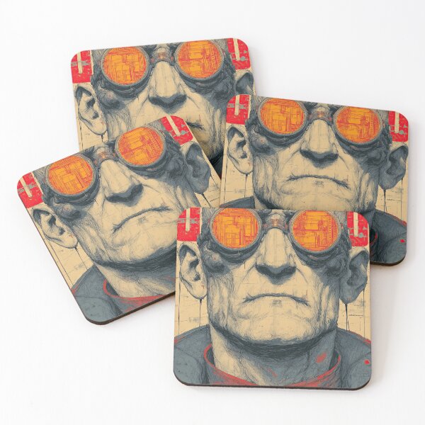Item preview, The Architect – Surveillance Technocrat Portrait designed and sold by Basajaun Studio.