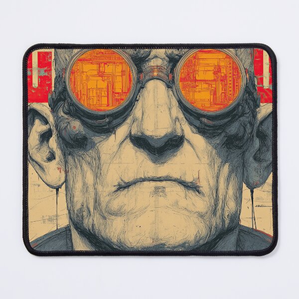 Item preview, The Architect – Surveillance Technocrat Portrait designed and sold by Basajaun Studio.