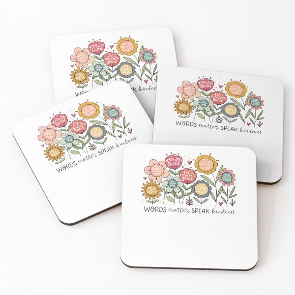 Item preview, Words Matter Speak Kindness Boho Floral designed and sold by krystalRomanart.