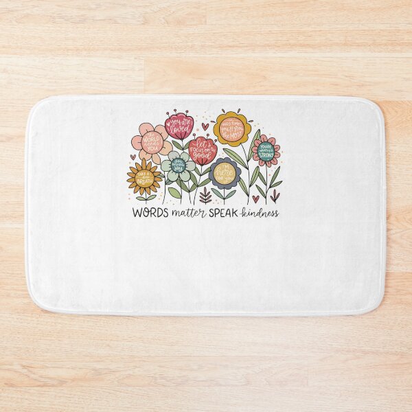 Item preview, Words Matter Speak Kindness Boho Floral designed and sold by krystalRomanart.