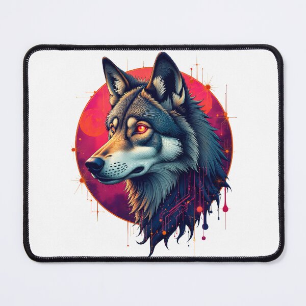 Item preview, Neon Wolf designed and sold by inkadventure.