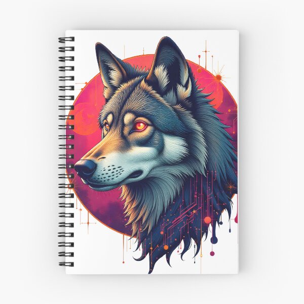Item preview, Neon Wolf designed and sold by inkadventure.