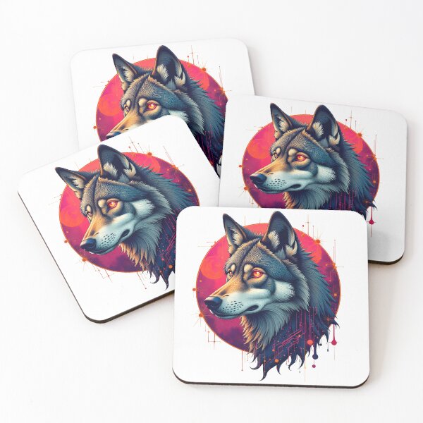 Item preview, Neon Wolf designed and sold by inkadventure.