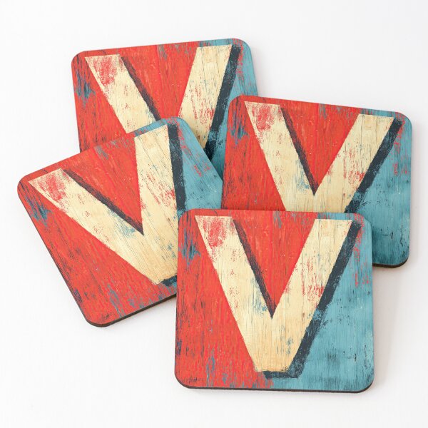Item preview, Corporate Dystopia Authority Symbol – Retro Propaganda V Logo designed and sold by PlanetBPop.