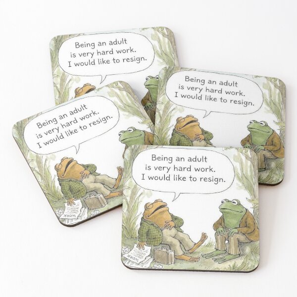 Item preview, Being an adult is very hard work. designed and sold by PoeTatoes.