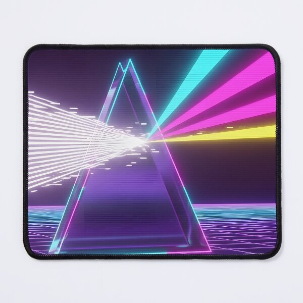 Item preview, Neon Laser Beam Pyramid - Abstract Darkwave Reflection designed and sold by powersunlight.