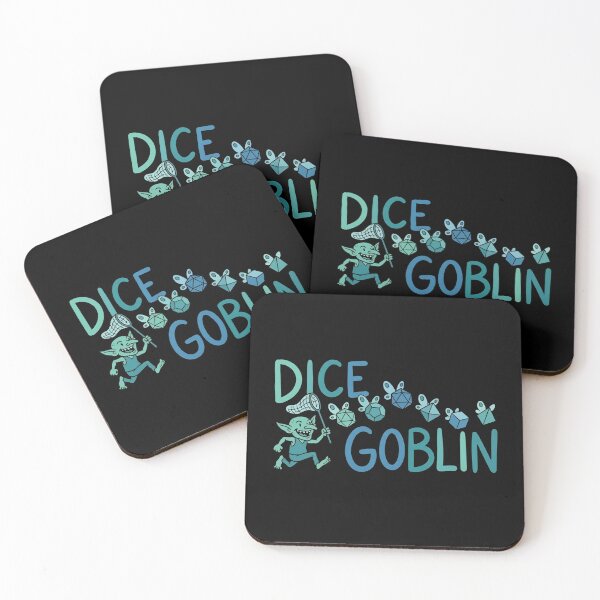 Item preview, Dice Goblin Catching Butterfly Dice Tabletop RPG designed and sold by Fenay Designs.